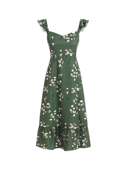 Satin Cowl-Neck Dress