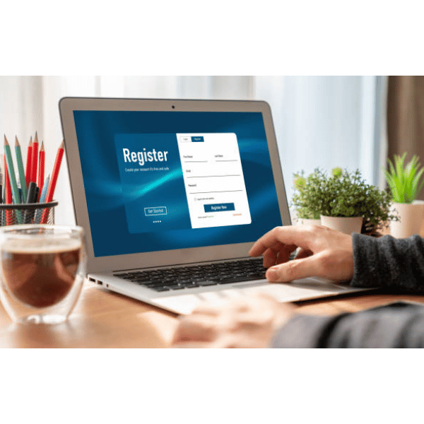 Customer Register Page Image